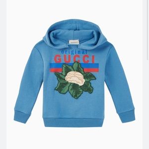 "Original Gucci" & Cauliflower Hooded Sweatshirt 6 month